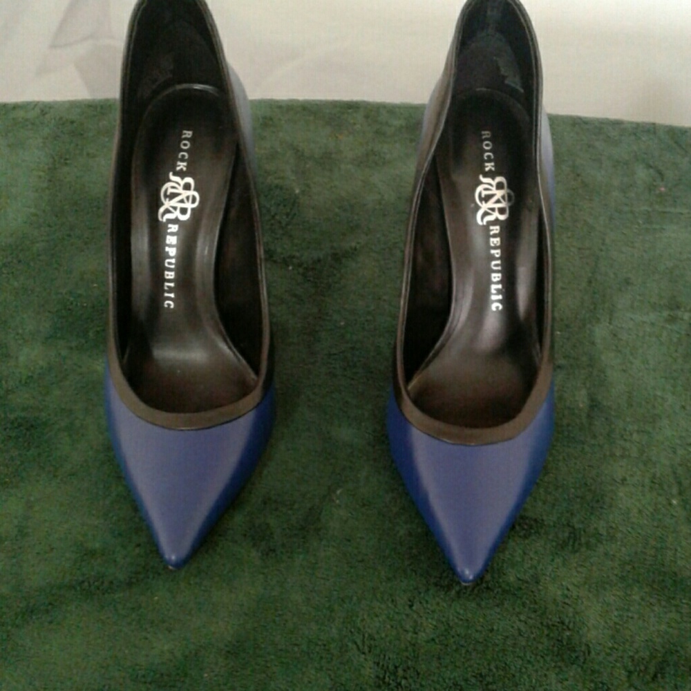 Blue heels